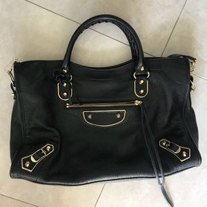 Balenciaga Metallic Edge City Bag